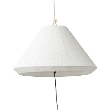 Faro Saigon - lampe portable avec prise - Ø 19 x 38 cm - IP65 - blanc mat