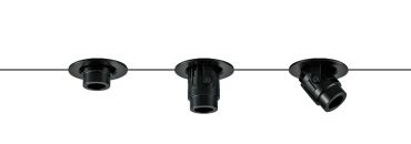 VK Lighting Bala - spot encastré - Ø 52 mm, 42 mm encastré - 3W LED inclus - noir
