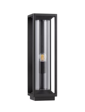 Nova Luce Pacific - lampe de jardin - 14,5 x 50 x 14,5 cm - IP65 - anthracite foncé