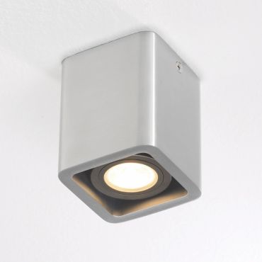 Artdelight Bronx1 - spot en saillie 1L - 7 x 7 x 8,5 cm - aluminium
