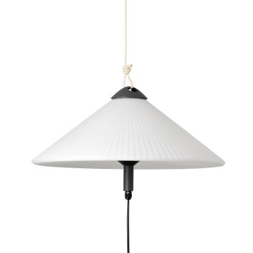 Faro Saigon - lampe portable avec prise - Ø 55 x 20 cm - IP65 - blanc mat