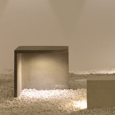 VK Lighting Trigono - lampe sur pied - 30 x 30 x 29 cm - 6,5W LED inclus - IP65 - gris