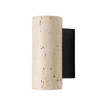 Maxlight Tek - applique murale - 7 x 17 x 9,5 cm - travertin
