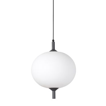 Faro Saigon - lampe suspendue cône cap - Ø 45 x 45 cm - IP65 - blanc mat