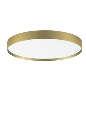 Nova Luce Roi - plafonnier - Ø 50 x 8,5 cm - 48W dimmable LED inclus - or brossé