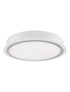 Nova Luce Perfect Profile Trimless - spot encastré - Ø 600 mm, 670 mm encastré - 40W LED dimmable inclus - 3000K - blanc