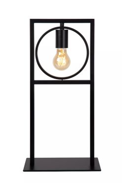 Lucide Suus - lampe à poser - 25 x 20 x 50 cm - noir