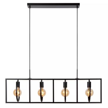 Lucide Suus - lampe suspendue - 107,8 x 23,5 x 160 cm - noir