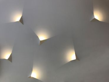 VK Lighting Asteri - applique murale - 24,5 x 7,5 x 20,5 cm - 3W LED inclus - noir