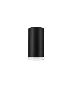 Nova Luce Mao - plafonnier - Ø 5,5 x 10,8 cm - IP44 - noir sablé