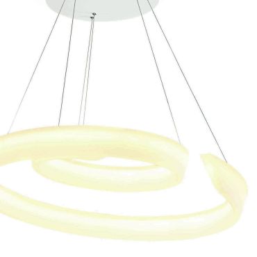 ONE Light Cloud Pendant Series - lampe suspendue - Ø 92 x 200 cm - 60W LED inclus - blanc