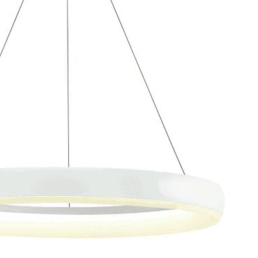 ONE Light LED Suspension Rings - lampe suspendue - Ø 60 x 200 cm - 40W LED inclus - blanc