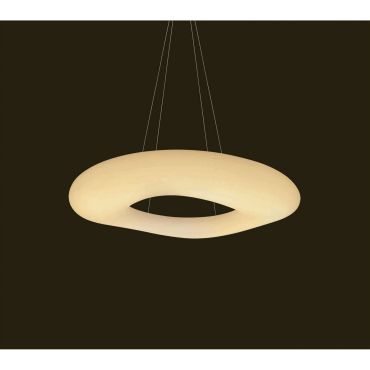 ONE Light Cloud Pendant Series - lampe suspendue - Ø 75 x 150 cm - 80W LED inclus - blanc