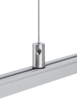 Klus FI-8-LIN-ZMZ - point de fixation conducteur - argent