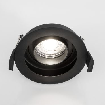 Nova Luce Cedi - spot encastrable - Ø 100 mm, Ø 95 mm encastrable - noir sable