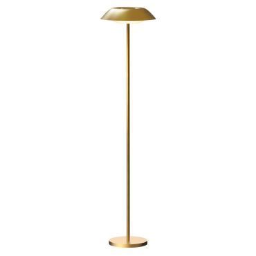 VK lighting Mira - lampadaire - Ø 35 x 152 cm - 8W LED inclus - laiton mat